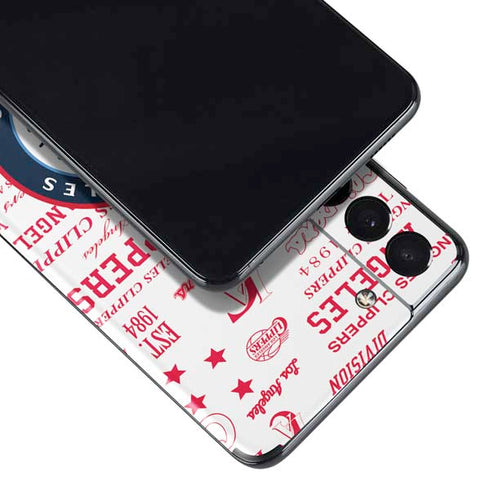 NBA Los Angeles Clippers Blast Logos Galaxy S21 Plus 5G Skin
